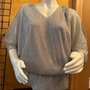 Silver Women's Top